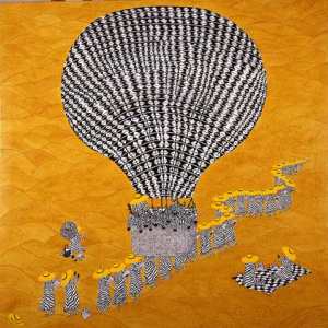 Basket Full of Zebras by Irene George