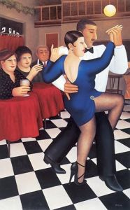 "Tango-bar Sur" by Beryl Cook