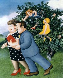 A Bird in the Hand by Beryl Cook