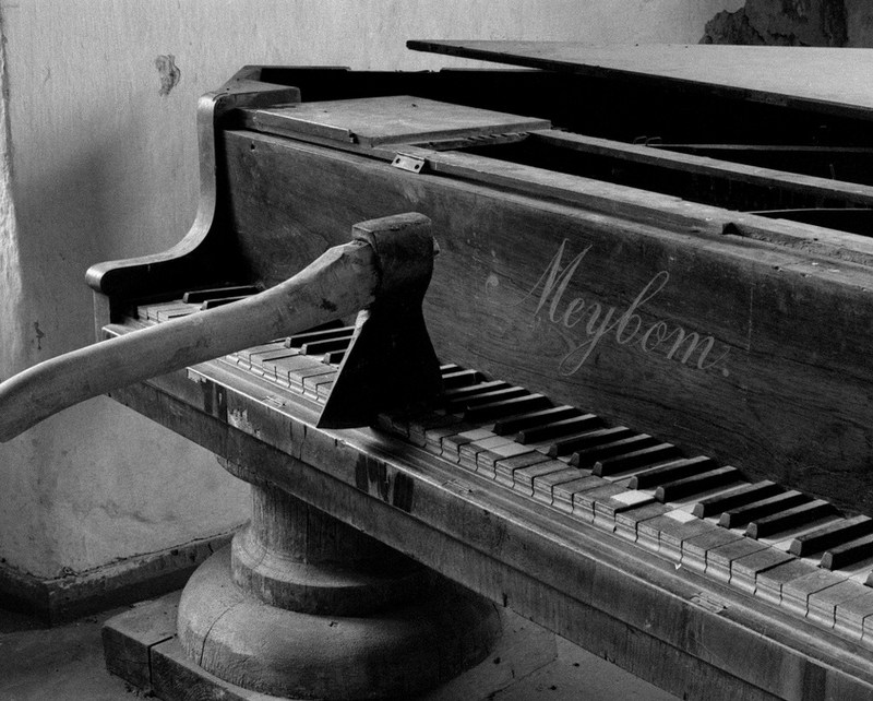 Axed Piano by Ola Tuvesson