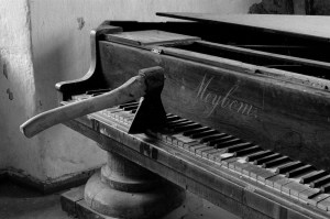 Axed Piano by Ola Tuvesson