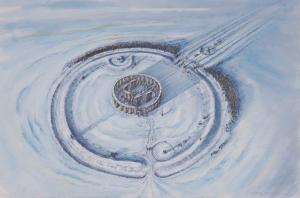Stonehenge in the Snow