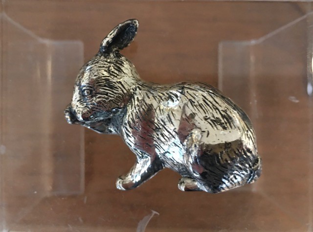 Stuffed Silver Rabbit Art gifts Silver Rabbit – McNeill Gallery
